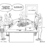 Post Profile Smile, nobody said building a business was going to be easy :) image of OnStartups Burning Money Cartoon