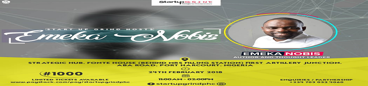 Startup Grind Port Harcourt hosts Emeka Nobis