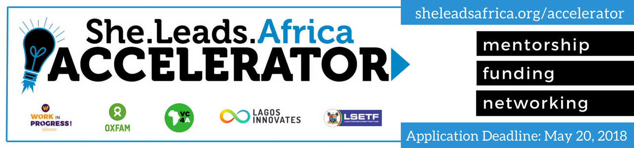 She Leads Africa Accelerator 2018 Info Sessions