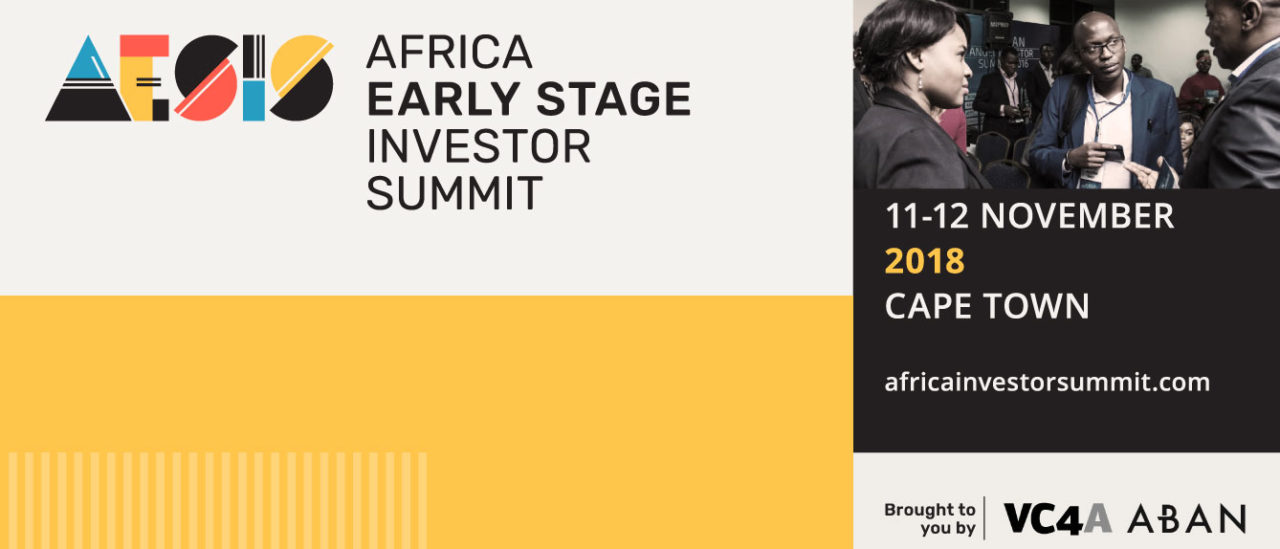 Post Profile VC4A and ABAN announce 2018 Africa Early Stage Investor Summit to kick off Global Entrepreneurship Week in Cape Town image of AESIS Header Web