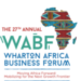 Partner Event The 27th Annual Wharton Africa Business Forum image of WABF Logo PNG