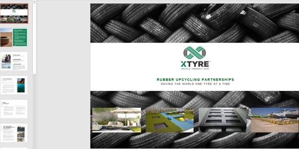 Cover image of XTYRE Global, Construction and manufacturing venture on VC4A