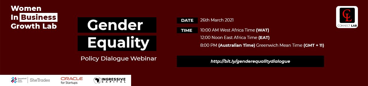 Gender Equality Policy Dialogue Webinar