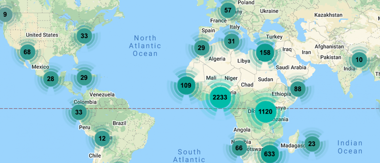VC4A ventures map