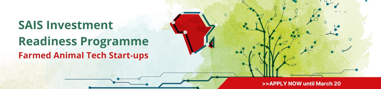 SAIS Investment Readiness Programme 2022 – Farmed Animal Tech Start-ups