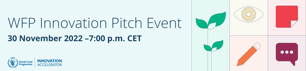 WFP Innovation Accelerator Pitch Event