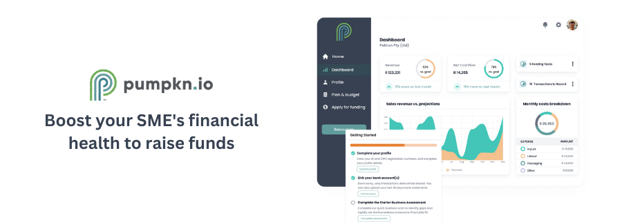Cover image of Pumpkn.io, Fintech venture on VC4A