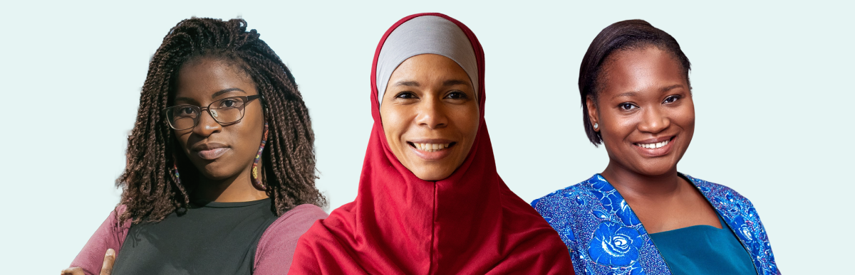 Photo of three women smiling