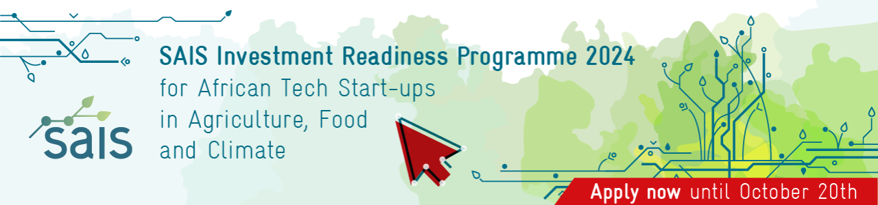 Post Profile Introducing the Investment Readiness Programme 2024 of the GIZ Programme ‘Scaling Digital Agriculture Innovation through Startups’ image of SAIS Cover Image Vc A