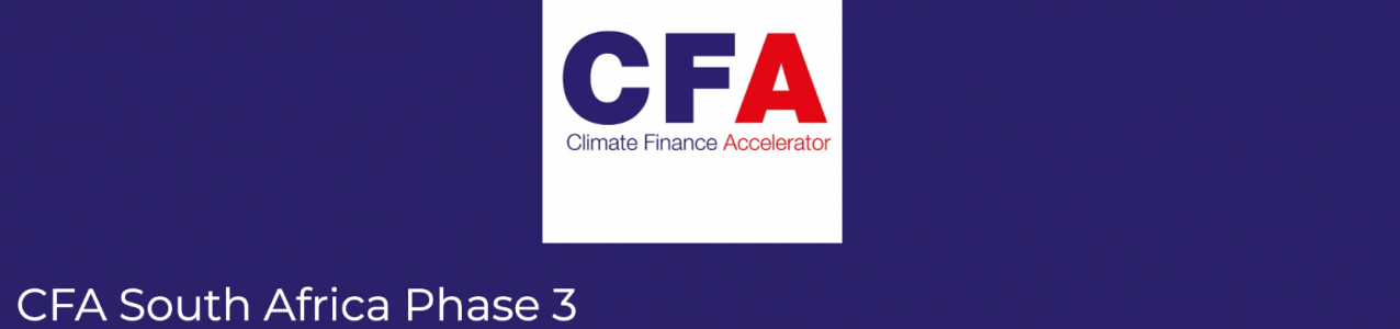 Climate Finance Accelerator (CFA) South Africa