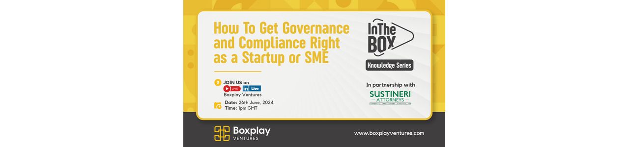 How To Get Governance & Compliance Right as a Start Up/SME