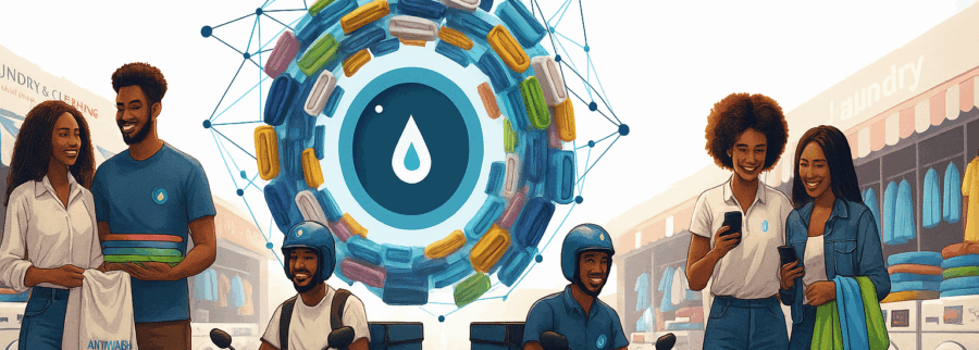 Cover image of Anywash App, Hygiene venture on VC4A