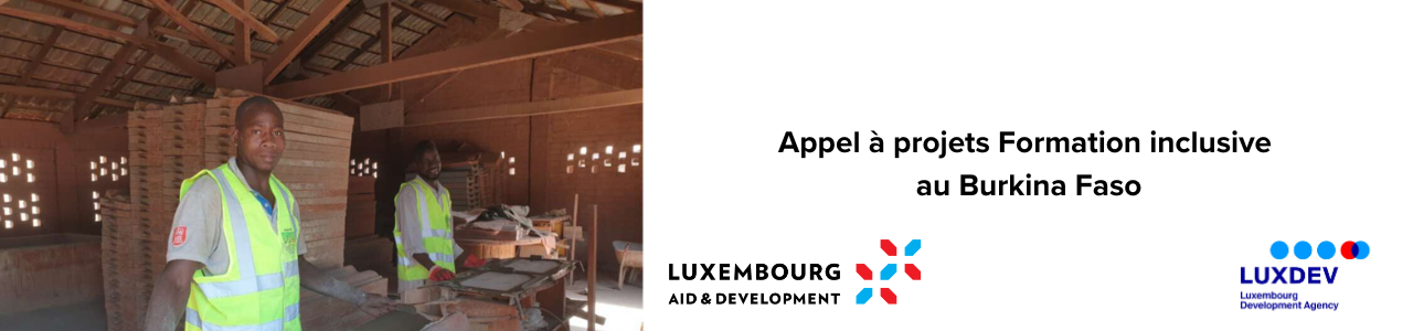 Appel à projets Formation inclusive au Burkina Faso