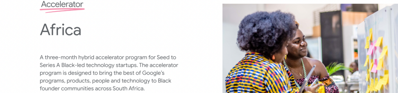 Google for Startups Accelerator: Africa