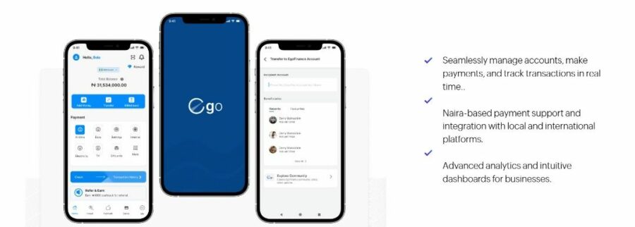 Cover image of Ego Finance, Banking venture on VC4A