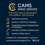 Logo of CAMS IMMO Service, Real estate venture on VC4A