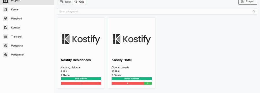Cover image of Kostify.co, Software as a Service venture on VC4A