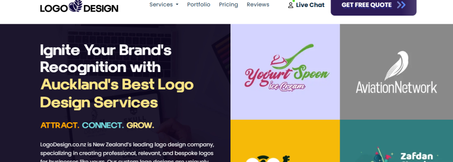 Cover image of Logo Design NZ, Graphic design venture on VC4A