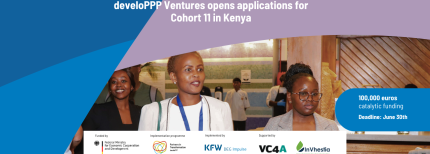 Post Profile develoPPP Ventures launches Cohort 11: EUR 100K non-dilutive funding opportunity for high-impact Kenyan startups image of Press Release Cover Kenya