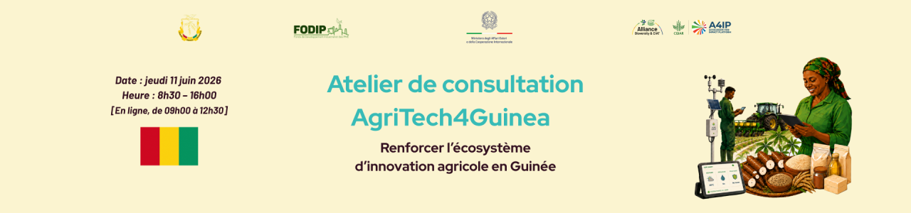 Atelier de consultationAgriTech4Guinea