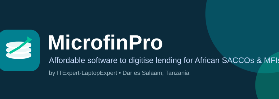 Cover image of MicrofinPro (by ITExpert-LaptopExpert), Computer software venture on VC4A