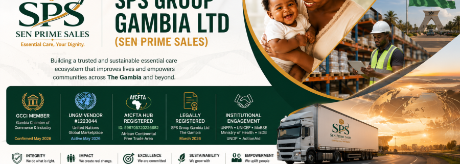 Cover image of SPS Group Gambia Ltd (Sen Prime Sales), HealthTech venture on VC4A
