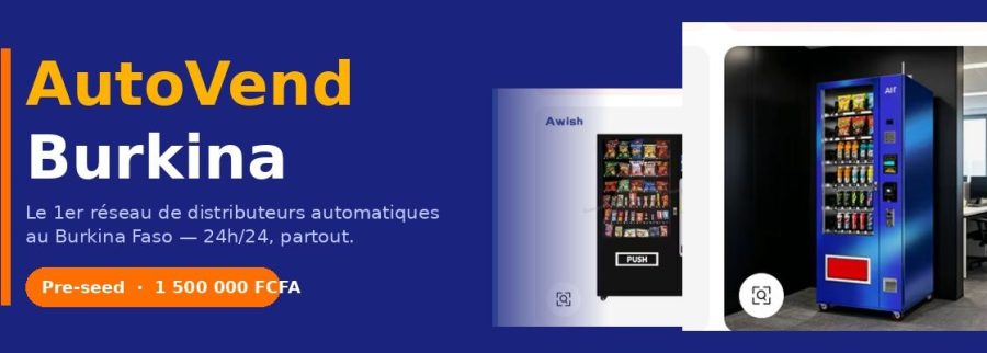 Cover image of AutoVend Burkina, Food and beverage venture on VC4A
