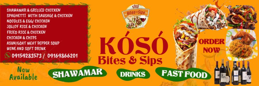 Cover image of Koso Bites & Sips, Food and beverage venture on VC4A